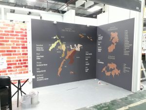 玖陽視覺 世貿三館 台北葡萄酒展 大圖輸出 貼圖施工